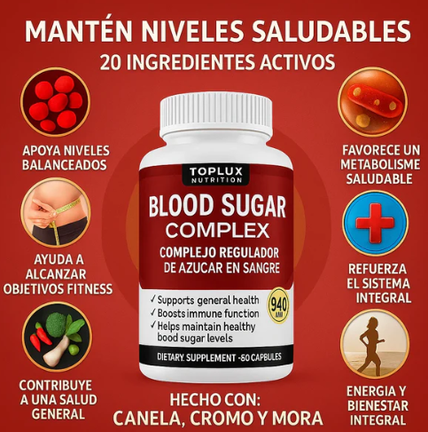 Blood Sugar Complex - 20 Vitaminas y Minerales