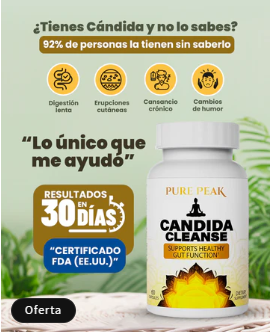 Candida Cleanse - Soporte para Intestino y Colon